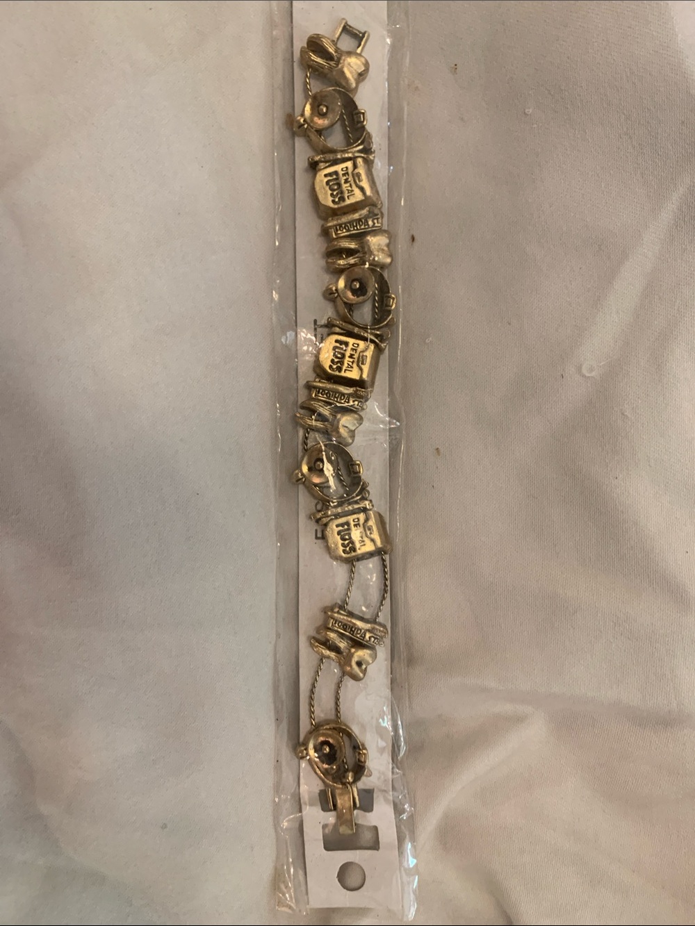 Dental novelty bracelet in original bag 7inch